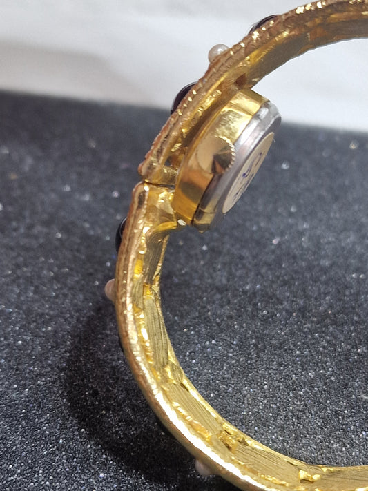 π Unworn Vintage Ladies' Clasp Watch "HUDSON De Luxe" β Swiss Made, Hand-Wound, 1970s