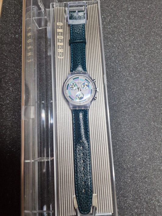 Swatch Chrono SCV100 “Greentic” (1992) – Rare Vintage Chronograph