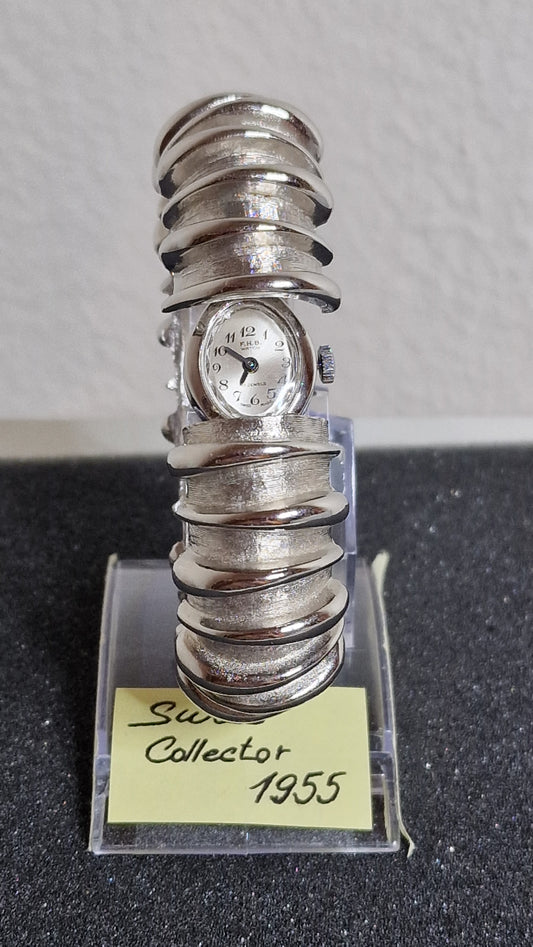 💎 Unworn Vintage Women’s Clasp Watch "F.H.B." – Swiss Made, Hand-Wound, Late 1970s