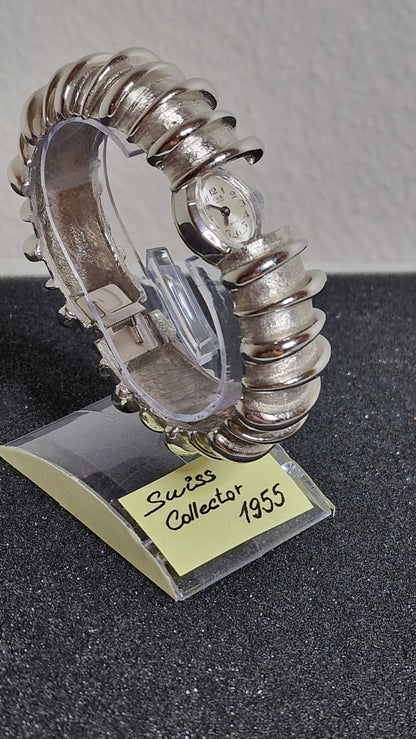 💎 Unworn Vintage Women’s Clasp Watch "F.H.B." – Swiss Made, Hand-Wound, Late 1970s