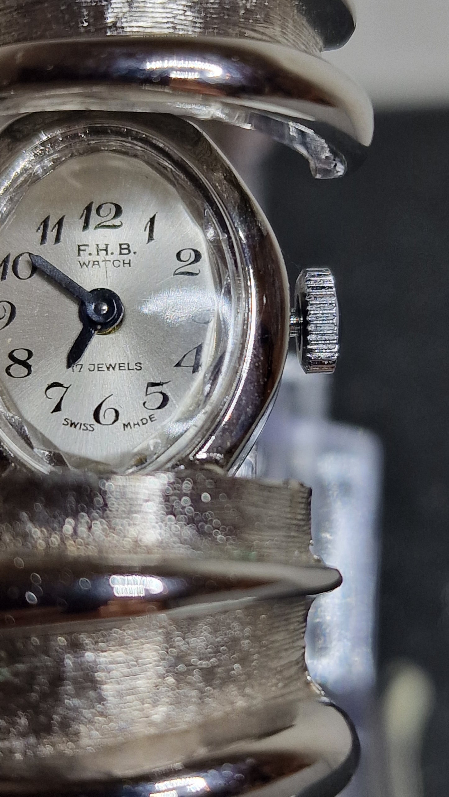 💎 Unworn Vintage Women’s Clasp Watch "F.H.B." – Swiss Made, Hand-Wound, Late 1970s