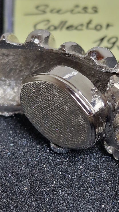 💎 Unworn Vintage Women’s Clasp Watch "F.H.B." – Swiss Made, Hand-Wound, Late 1970s