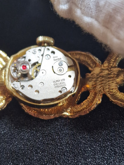 💎 Unworn Vintage Ladies' Clasp Watch "RAVISA" – Swiss Made, Hand-Wound, 1970s, Old Stock