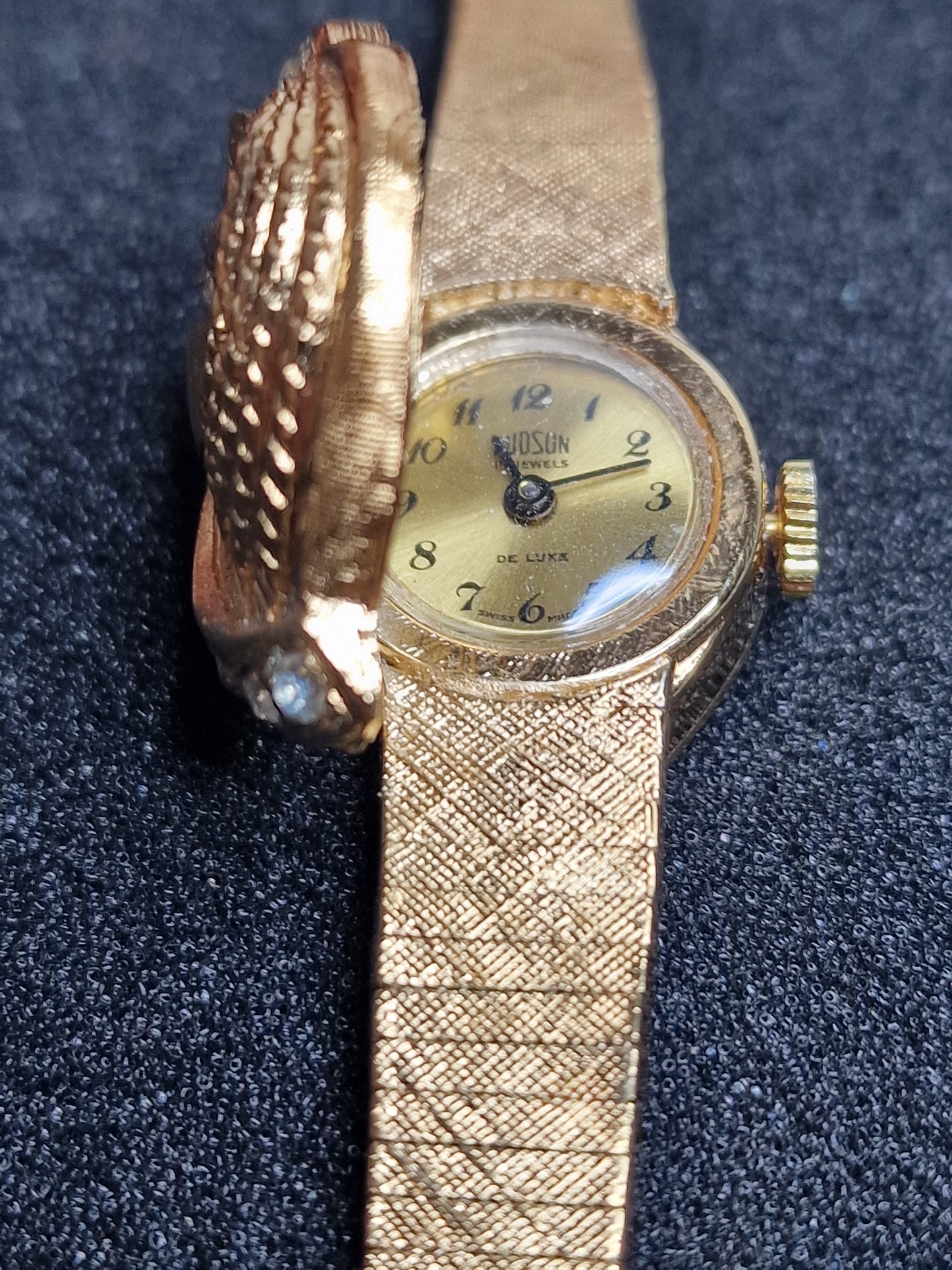💎 Vintage Ladies’ Watch – HUDSON de Luxe | Hand-Wound | Swiss Made | 1960s | NOS