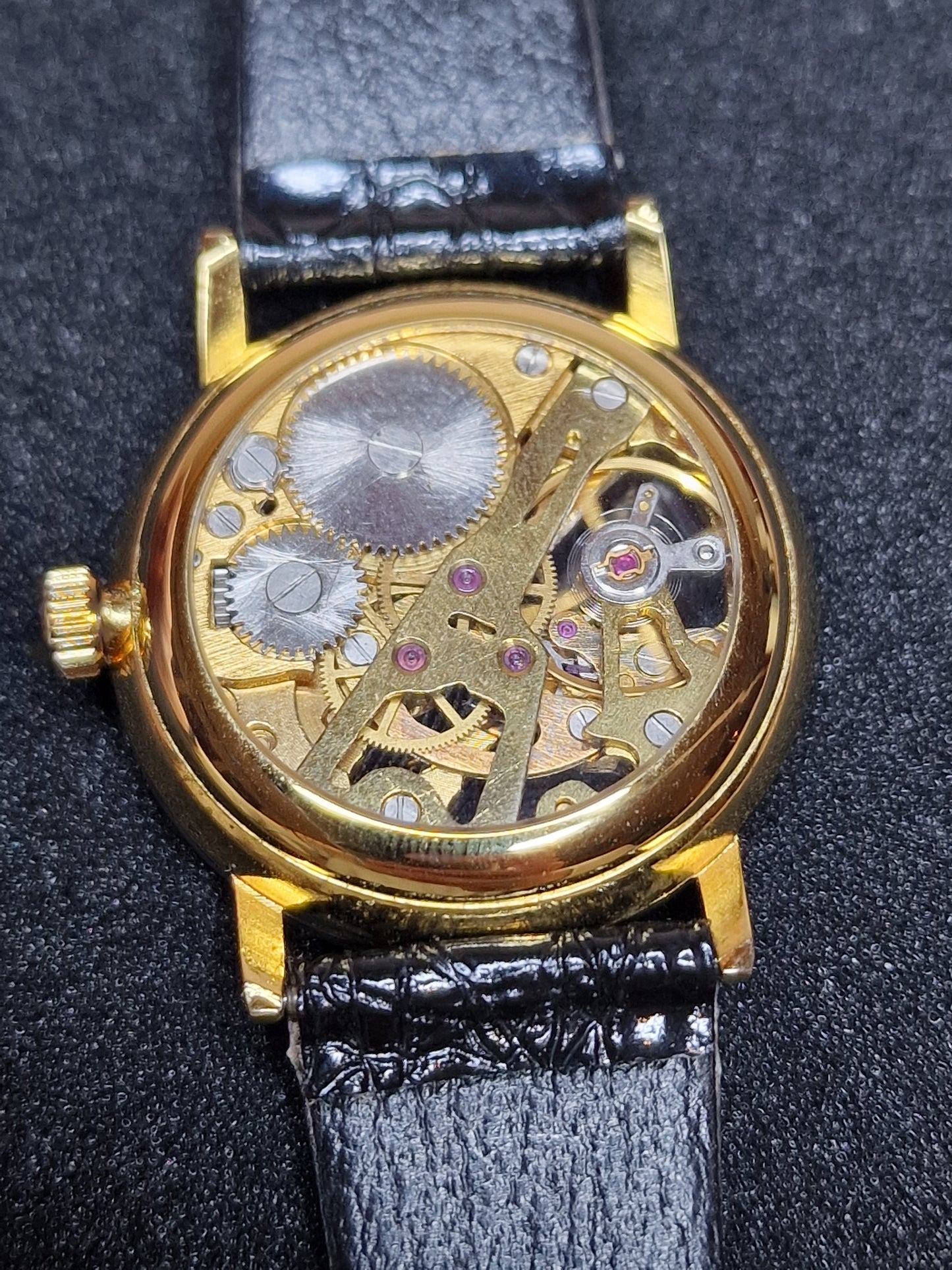 New, unworn Zeno skeleton men's watch from business liquidation