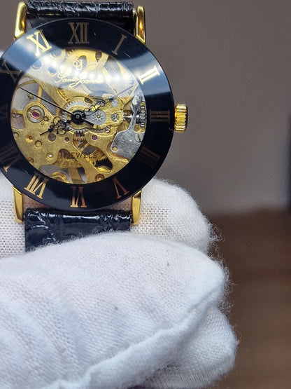 New, unworn Zeno skeleton men's watch from business liquidation