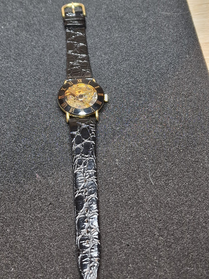 New, unworn Zeno skeleton men's watch from business liquidation