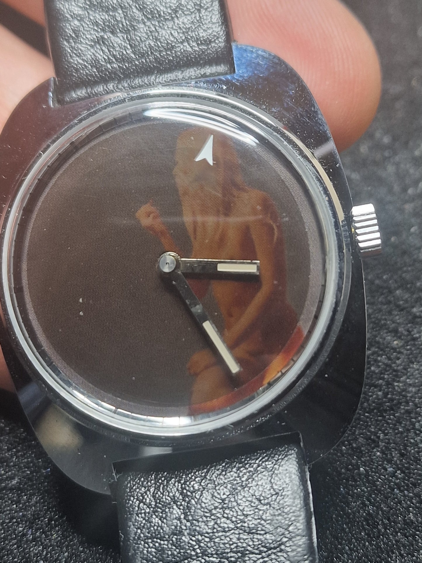 🔥 Rare Vintage Erotic Watch | Swiss Made | Hand-Wound | 1970s | Patented Animation