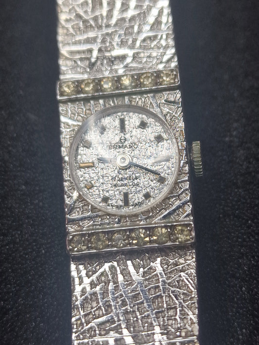 💎 Art Deco Vintage Ermano Ladies Watch – 14.5mm – Rolled Gold