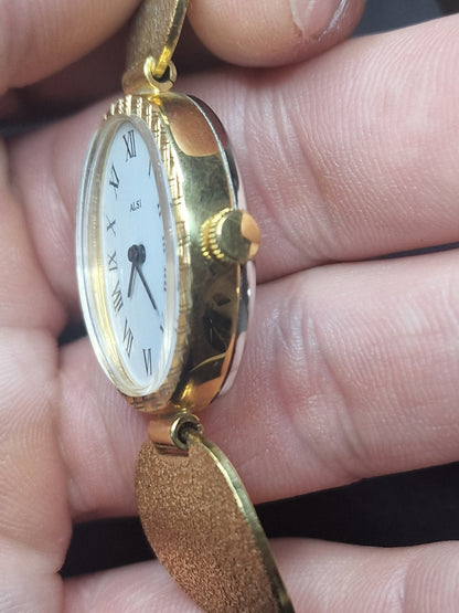 🟡 Elegant Ladies' Watch – ALSI by DUGENA – Vintage Art Deco