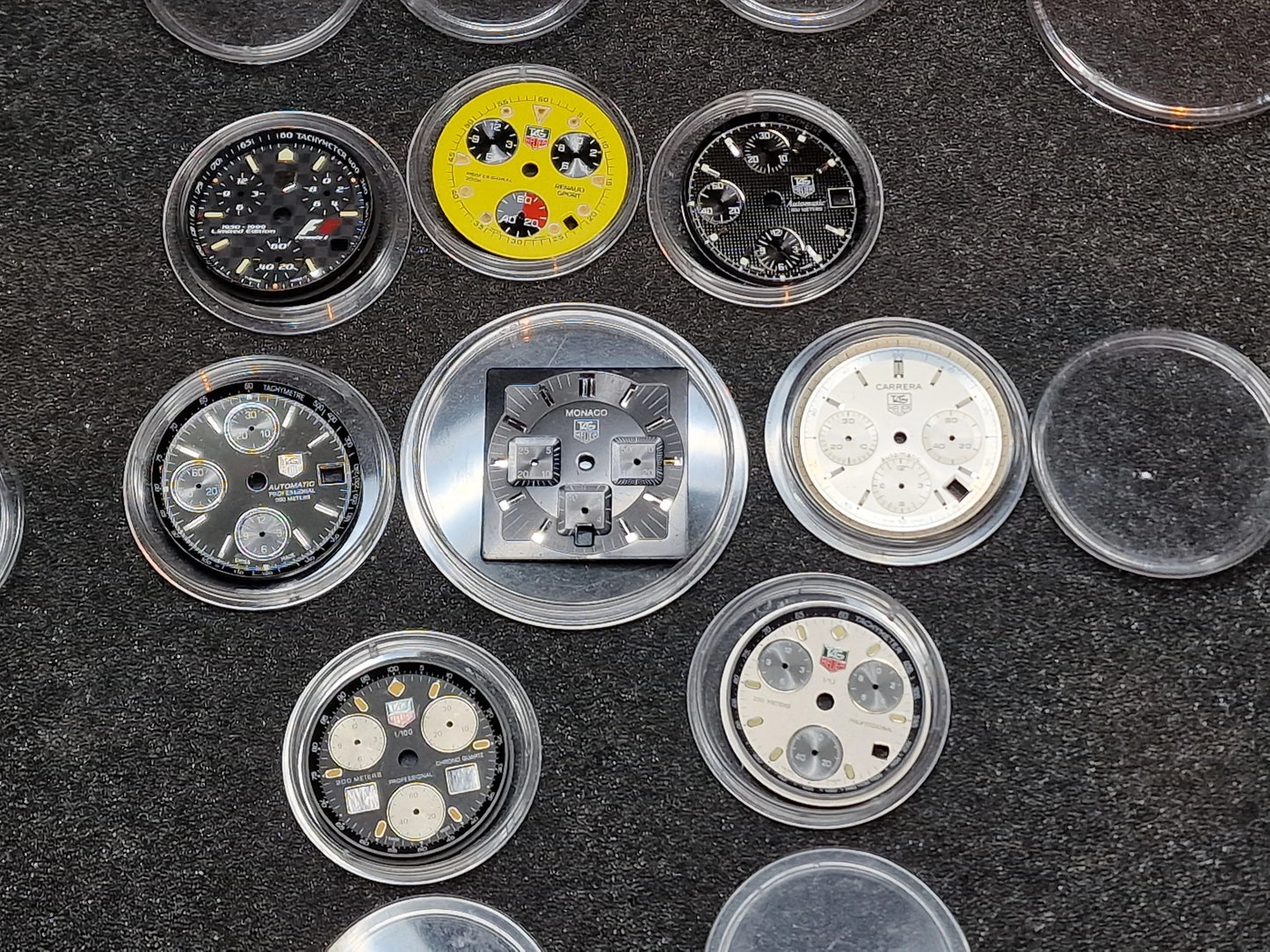 TAG Heuer Original Dials Collection – Monaco, Carrera, Professional, Formula 1