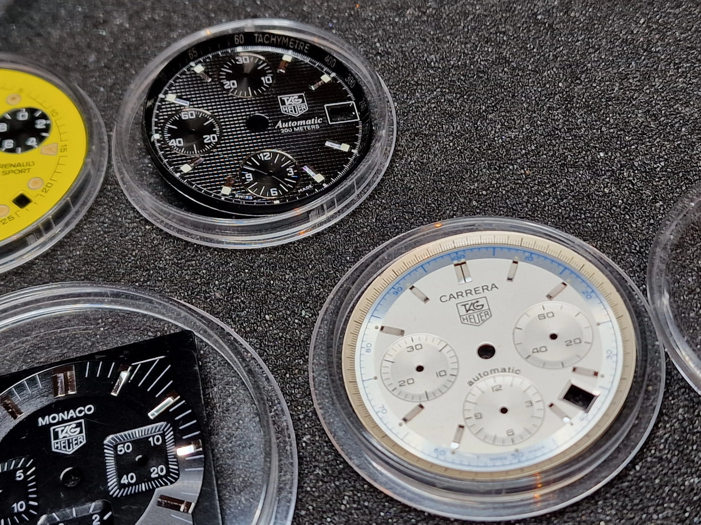 TAG Heuer Original Dials Collection – Monaco, Carrera, Professional, Formula 1