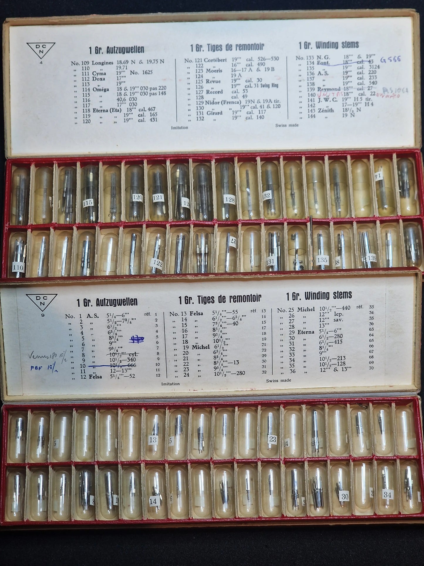 ⏱️ Lot of Winding Stems – Longines, Omega, Eterna, Zenith & More