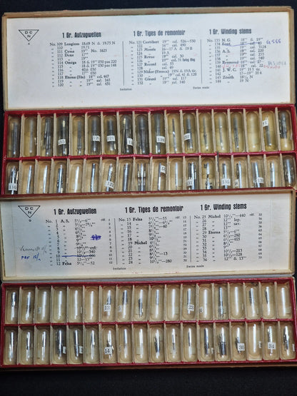 ⏱️ Lot of Winding Stems – Longines, Omega, Eterna, Zenith & More
