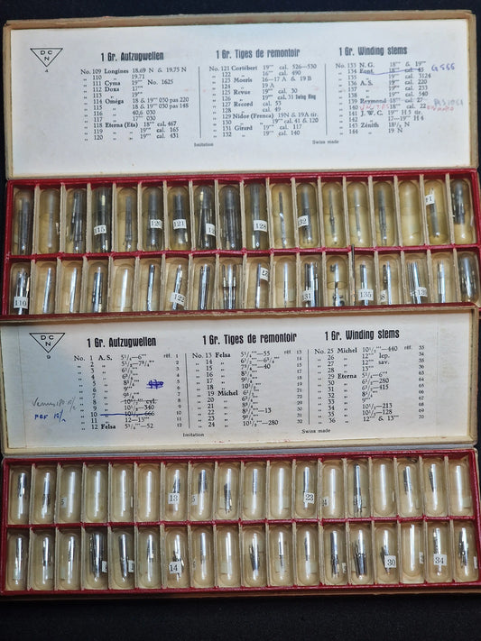 ⏱️ Lot of Winding Stems – Longines, Omega, Eterna, Zenith & More