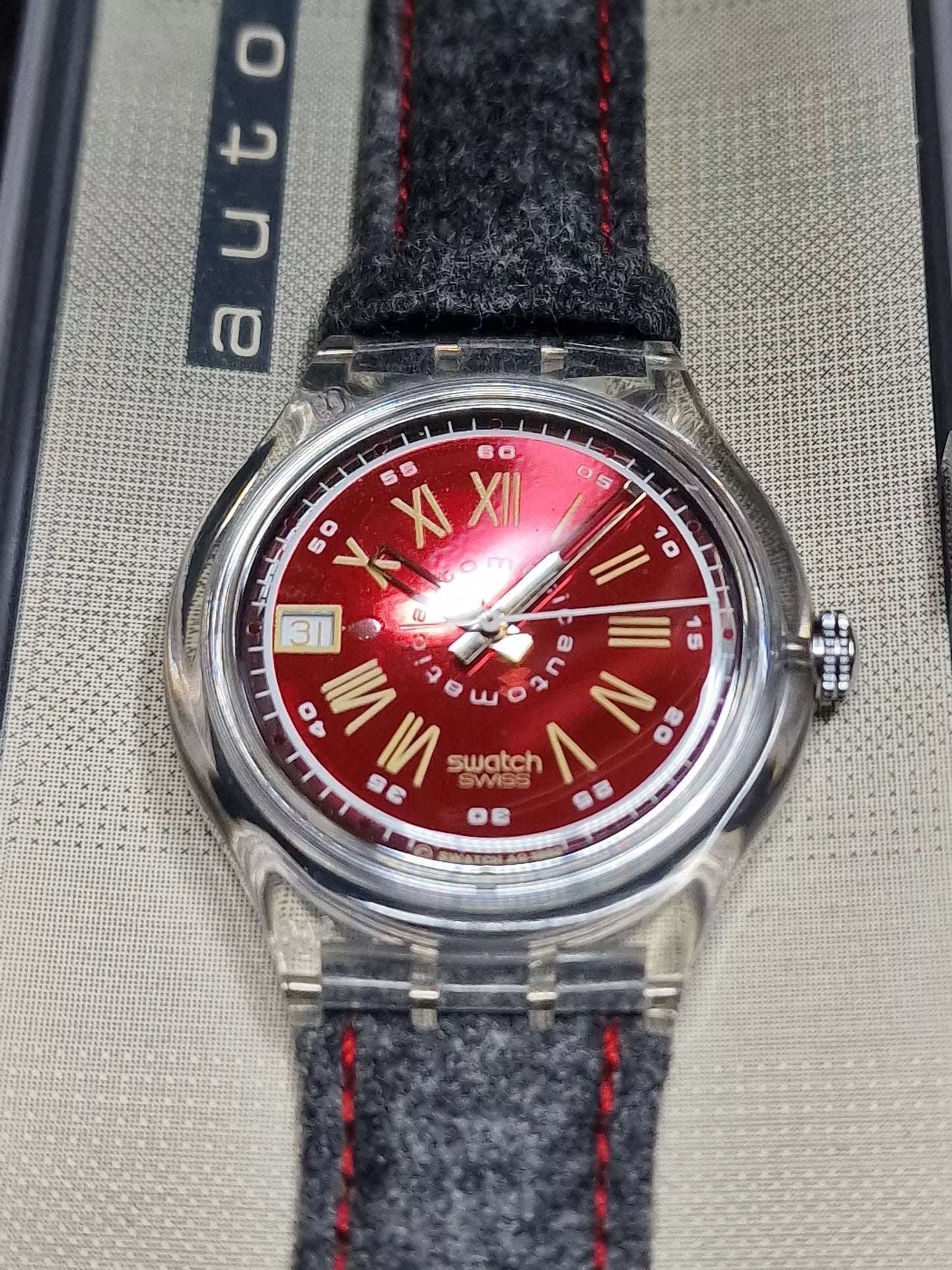 Swatch Automatic SAK400 "Graue Hütte" (1993) – Rare Vintage