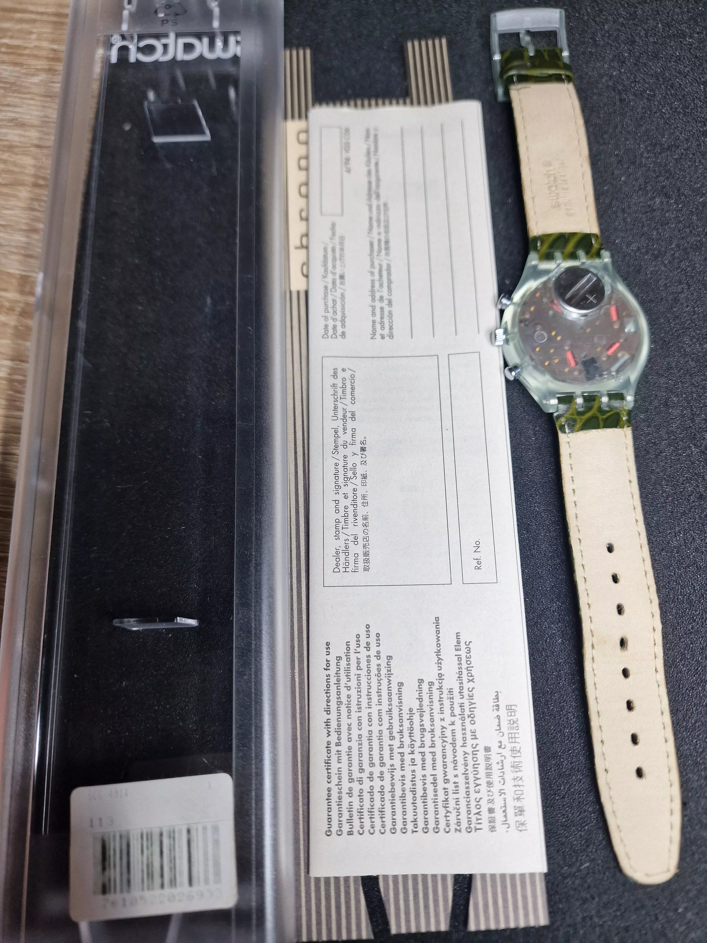 Swatch Chrono SCG401 "Mimetica" (1994) – Camouflage Vintage