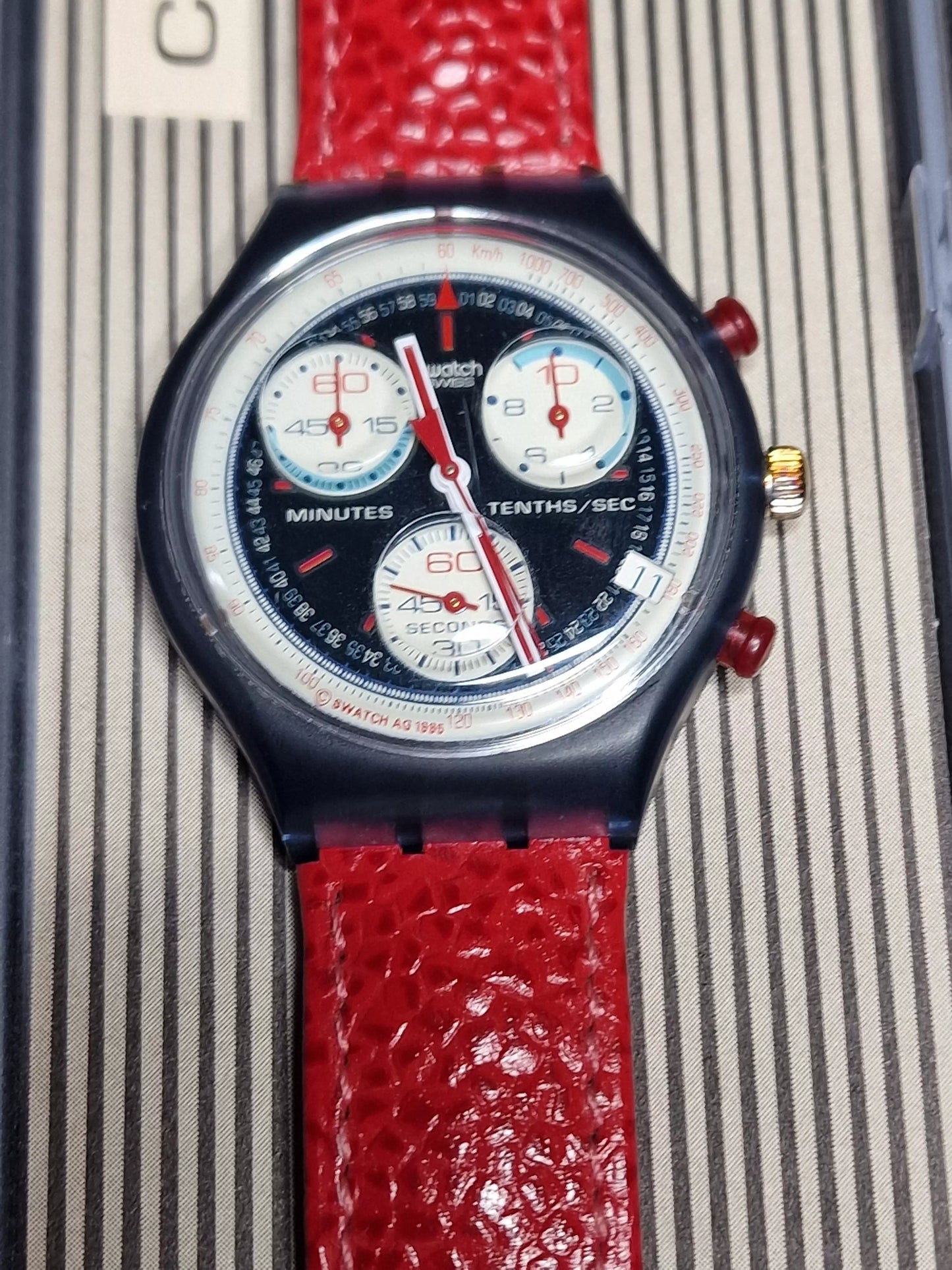 Swatch Chrono SCM403 "Rallye" (1996) – Racing Spirit