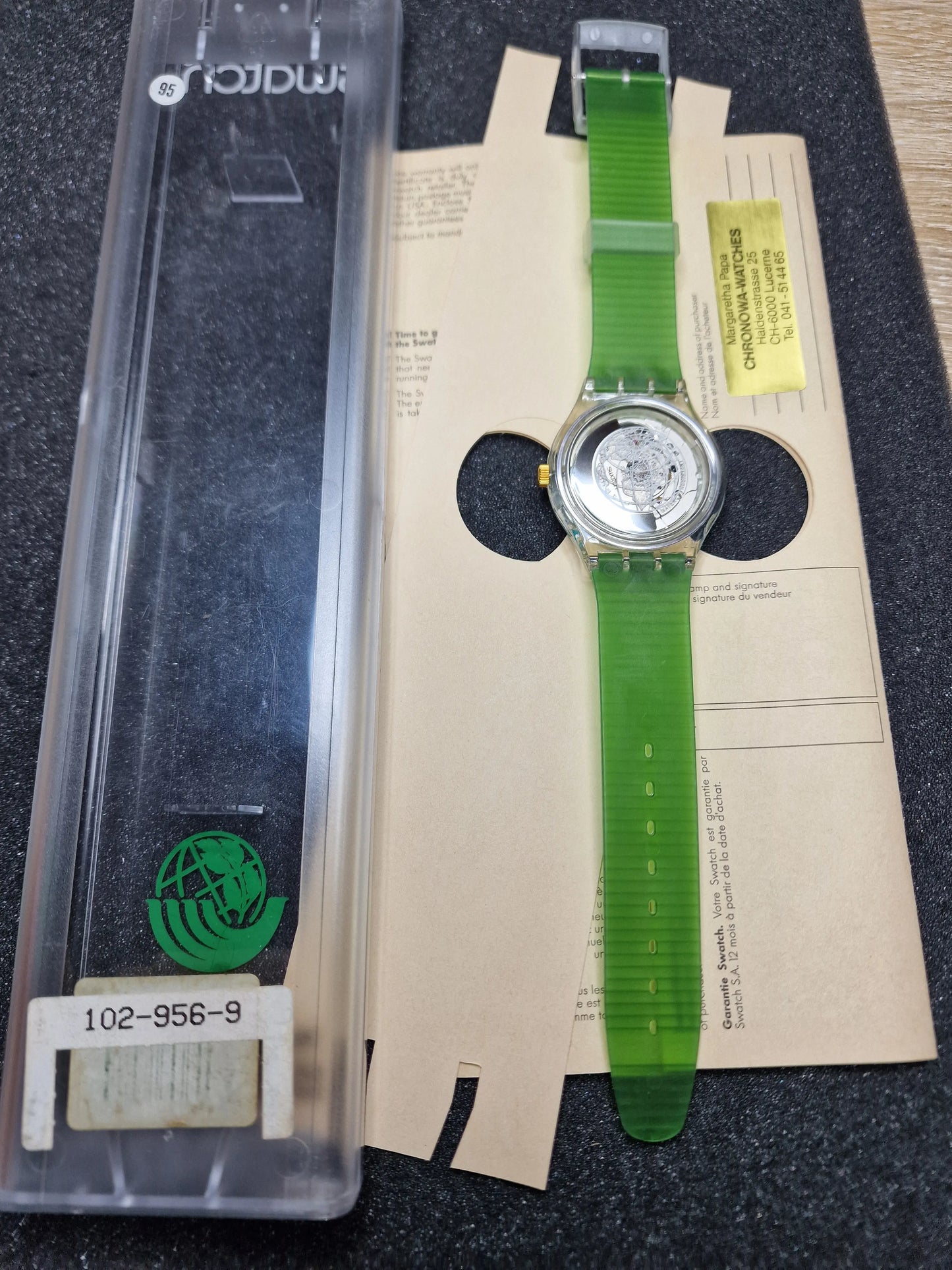 Swatch Automatic SAK102 "Time to Move" – Earth Summit 1992 🌍
