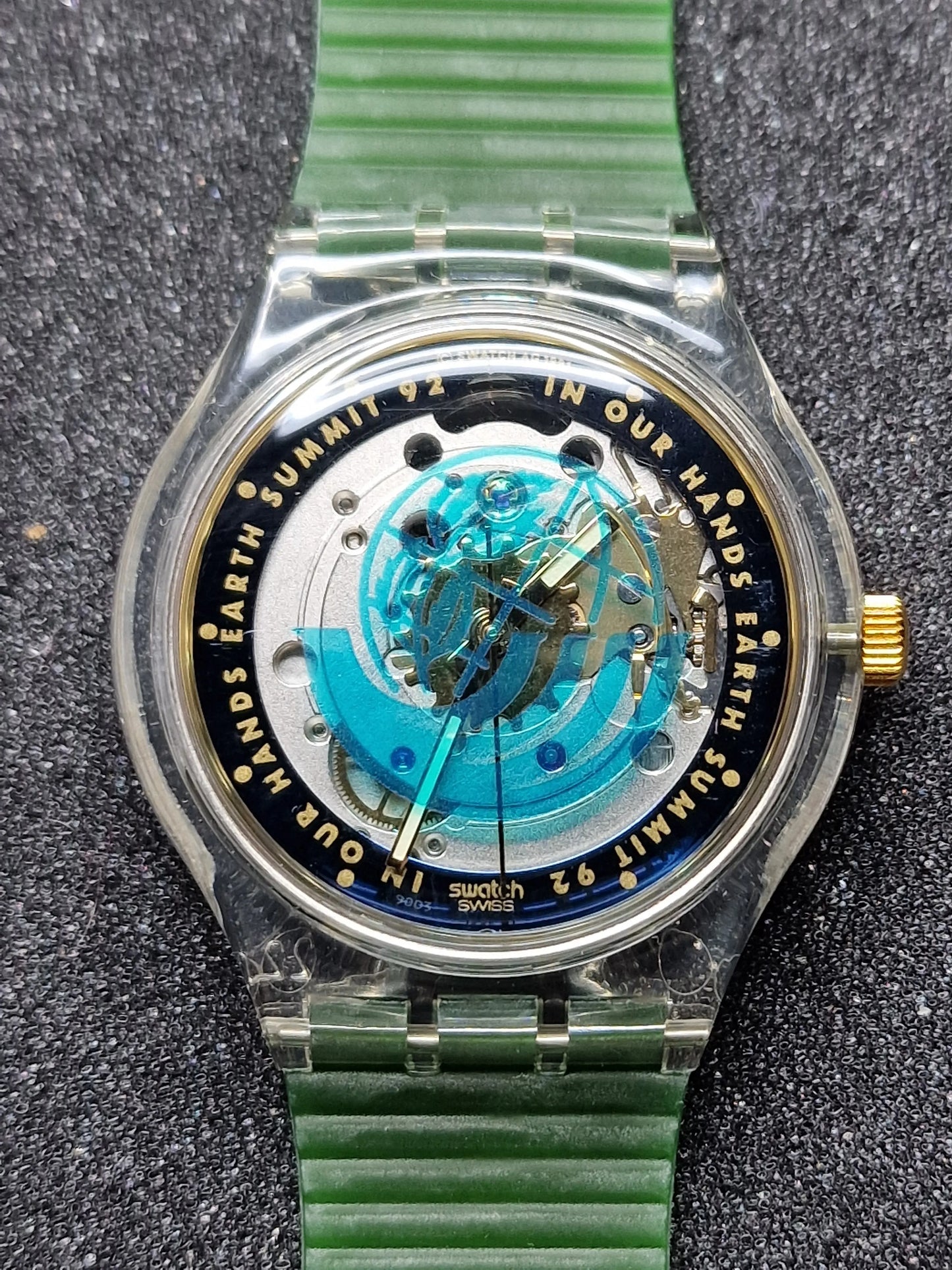 Swatch Automatic SAK102 "Time to Move" – Earth Summit 1992 🌍