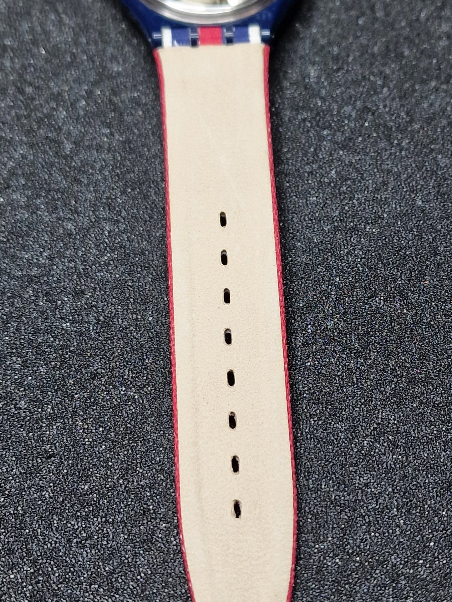 Swatch Automatic SAN105 "Time & Stripes" – 1994 🇺🇸⏱️