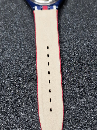 Swatch Automatic SAN105 "Time & Stripes" – 1994 🇺🇸⏱️