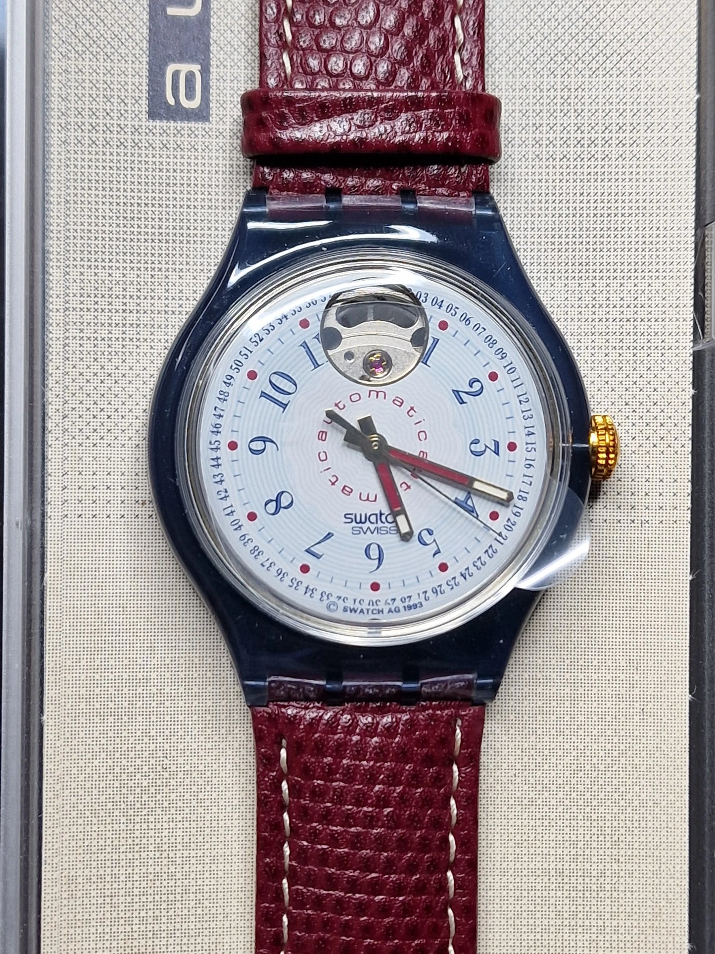 Swatch Automatic SAM103 "Classic Cheddar" (1993) 🧀⏱️