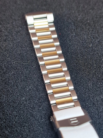 🔹 Original TAG Heuer Stainless Steel & Gold-Tone Bracelet – Ref. BB0519 🔹