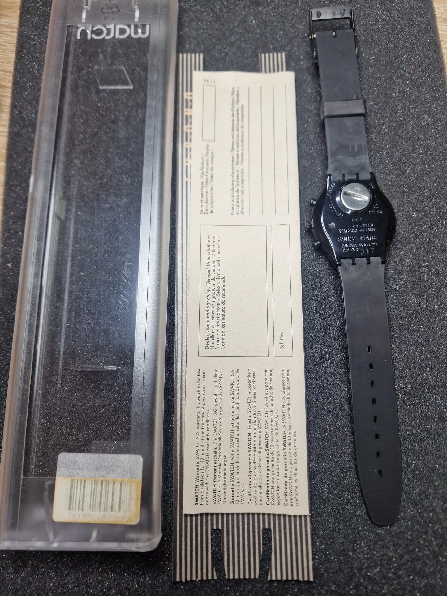 Swatch Chrono SCB110 "Moon Shadow" (1992) – Rare Vintage Chronograph