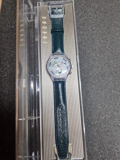 Swatch Chrono SCV100 “Greentic” (1992) – Rare Vintage Chronograph