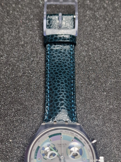 Swatch Chrono SCV100 “Greentic” (1992) – Rare Vintage Chronograph