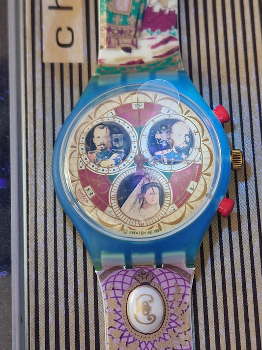 Swatch Chrono SGC107 “Russian Treasures” (1994) – Rare Special Edition 🎨⌚