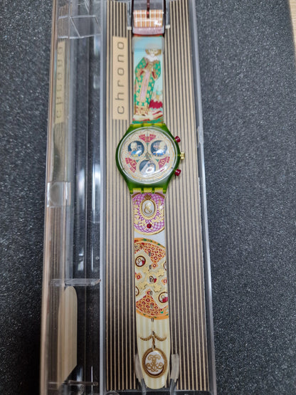 Swatch Chrono SGC107 “Russian Treasures” (1994) – Rare Special Edition 🎨⌚
