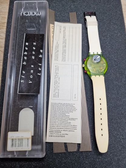 Swatch Chrono SGC107 “Russian Treasures” (1994) – Rare Special Edition 🎨⌚