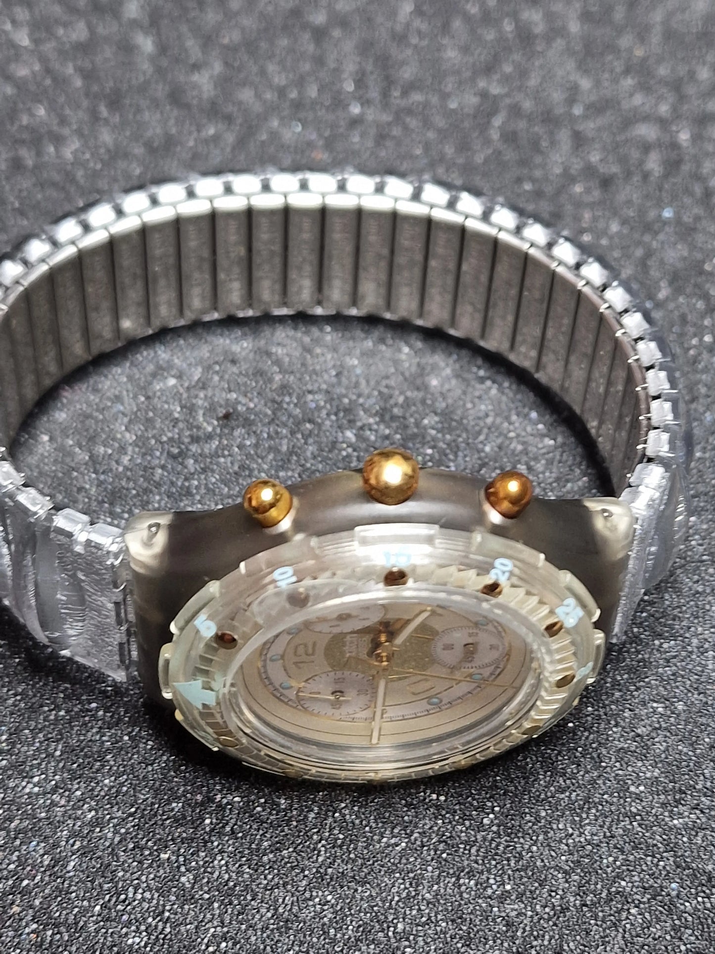 Swatch Aqua Chrono SEM100 “Golden Rivet” (1994)