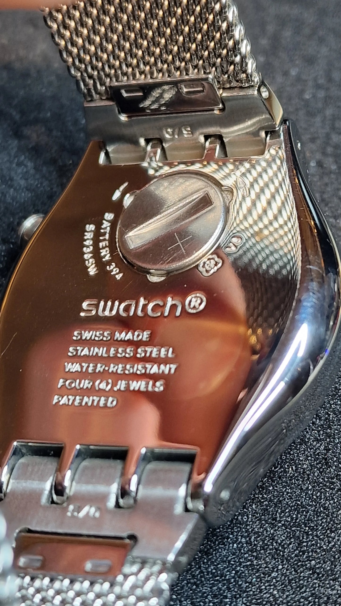 ⏱️ Swatch Irony Chrono YVS405G – “Silverisch”
