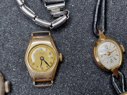 ✨ Lot of 11x Ladies’ Wristwatches – ART DÉCO Style – Rare! (Non-Working)