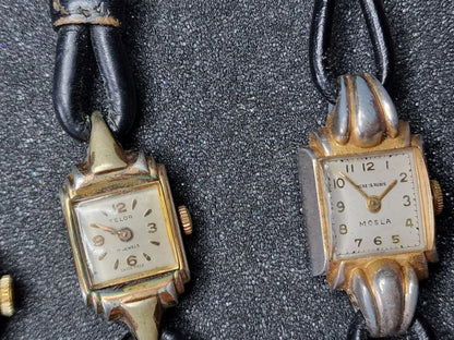 ✨ Lot of 11x Ladies’ Wristwatches – ART DÉCO Style – Rare! (Non-Working)